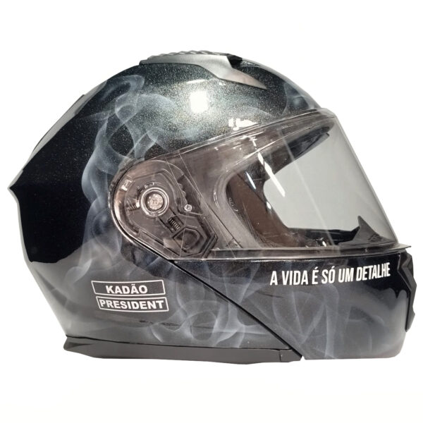 Capacete customizado - BigTwo - MC Niners - Kadão #01