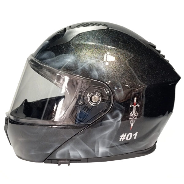 Capacete customizado - BigTwo - MC Niners - Kadão #01